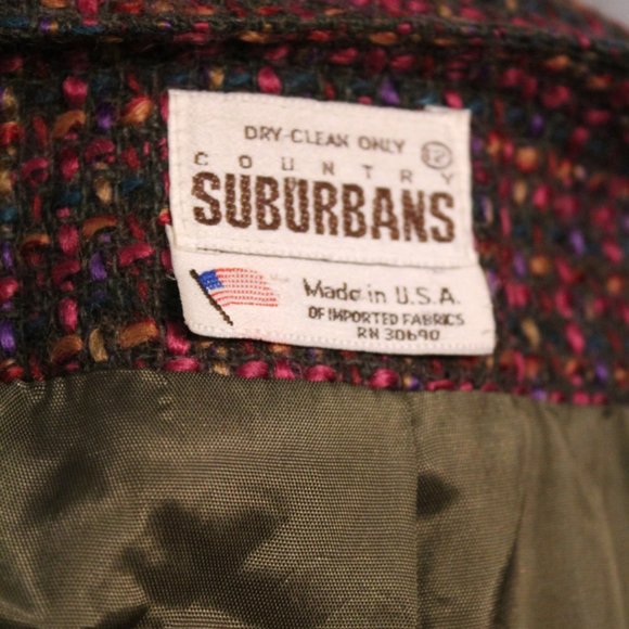 Country Suburbans Magenta Boucle Blazer - Picture 5 of 5